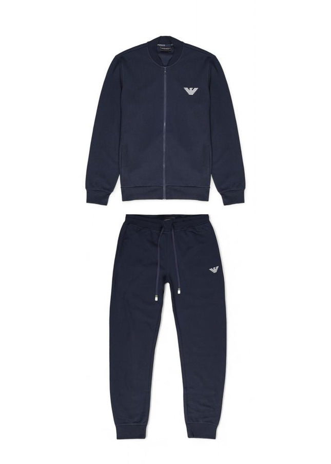 Emporio Armani Underwear Blue Cotton Sweatsuit