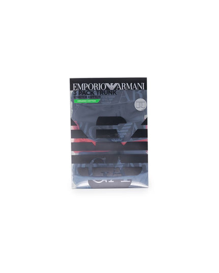 Emporio Armani Underwear Blue Cotton Underwear