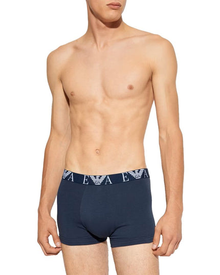 Emporio Armani Underwear Blue Cotton Underwear