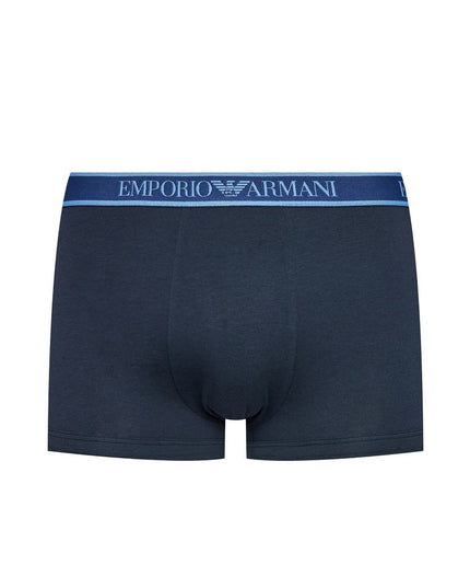 Emporio Armani Underwear Blue Cotton Underwear