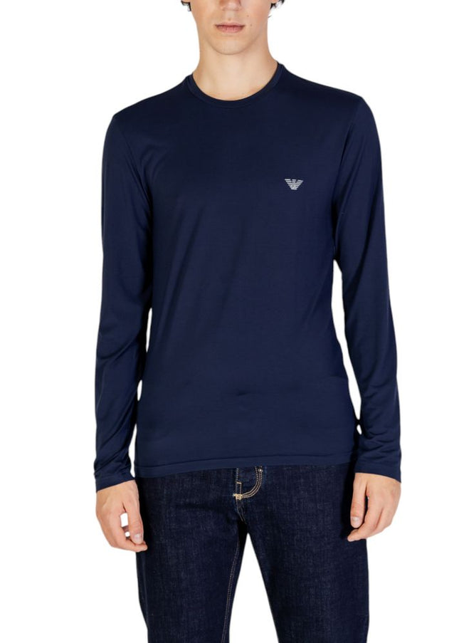 Emporio Armani Underwear Blue Modal Shirt