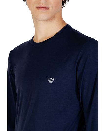 Emporio Armani Underwear Blue Modal Shirt