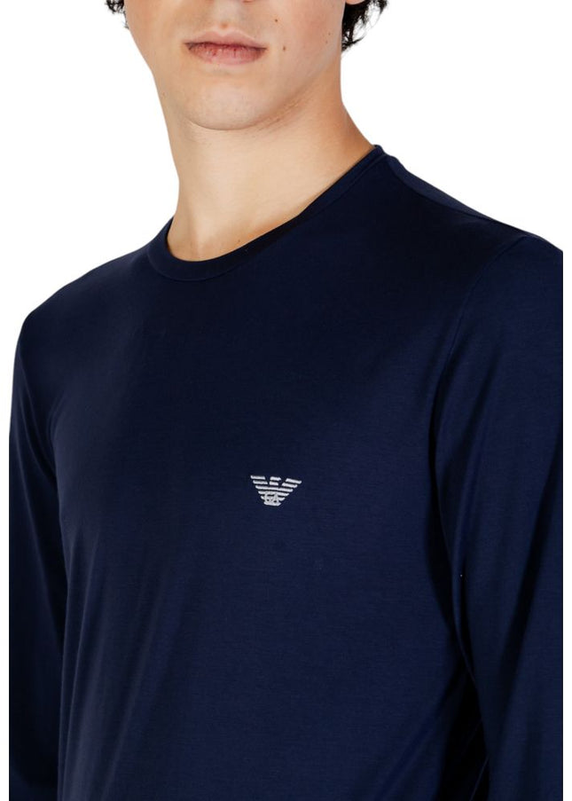 Emporio Armani Underwear Blue Modal Shirt