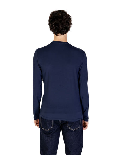 Emporio Armani Underwear Blue Modal Shirt