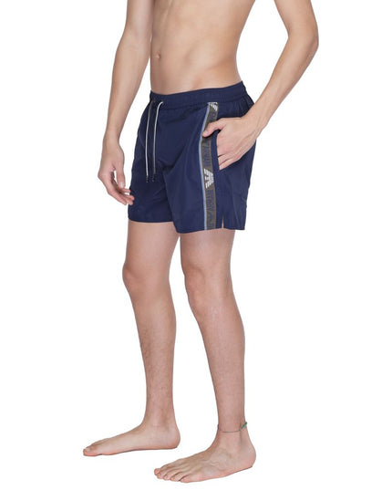 Emporio Armani Underwear Blue Polyester Swimwear