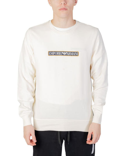 Emporio Armani Underwear Cream Cotton Sweater