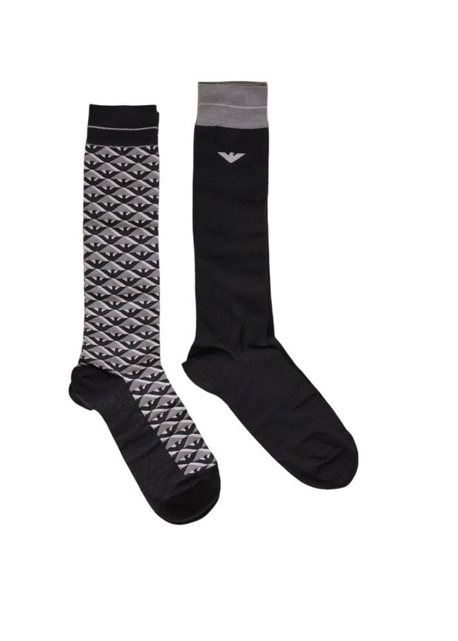 Emporio Armani Underwear Gray Cotton Sock