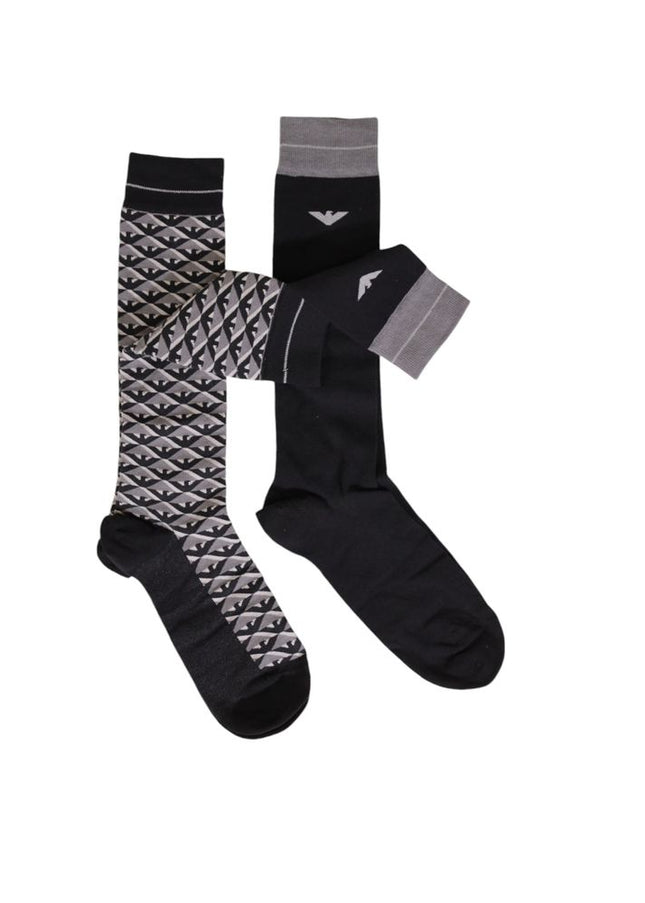 Emporio Armani Underwear Gray Cotton Sock