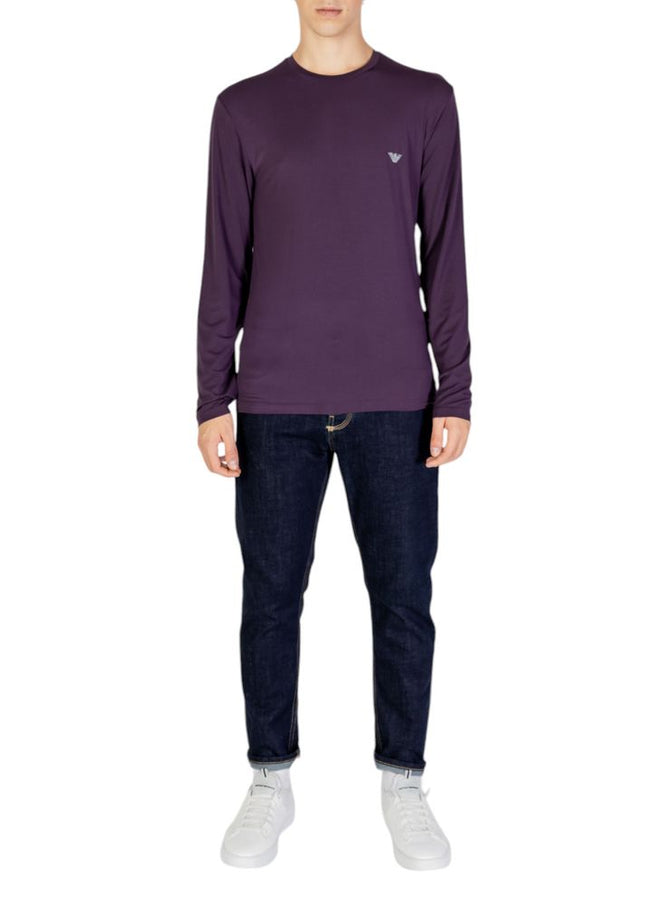 Emporio Armani Underwear Purple Modal Shirt