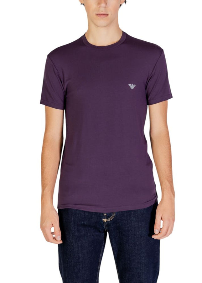 Emporio Armani Underwear Purple Modal T-Shirt