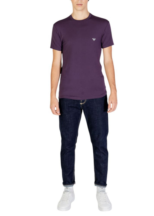 Emporio Armani Underwear Purple Modal T-Shirt