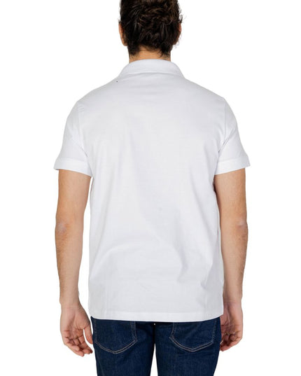 Emporio Armani Underwear White Cotton Polo Shirt