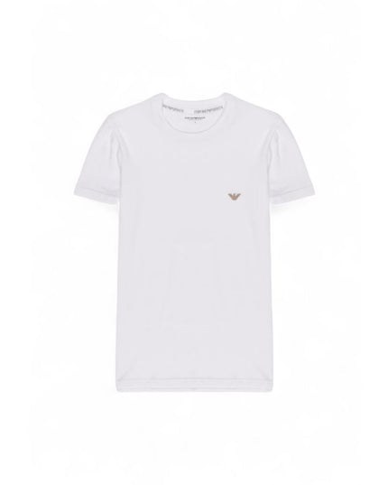 Emporio Armani Underwear White Cotton T-Shirt