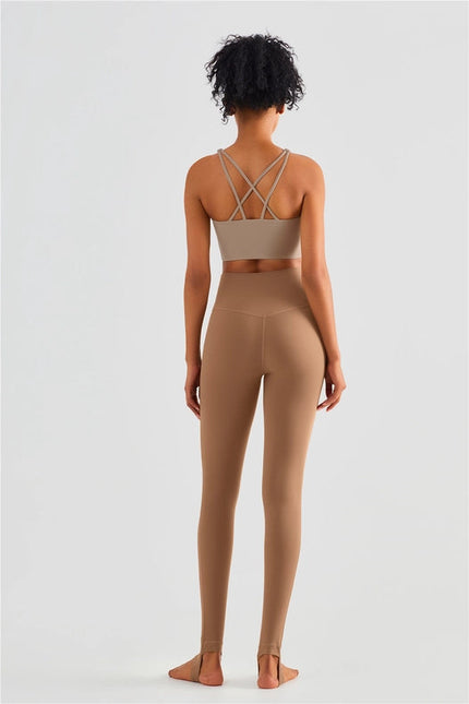 Empower High Waist Leggings Fiery Frappuccino