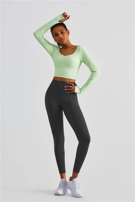 Empower High Waist Leggings Fiery Graphite Gray