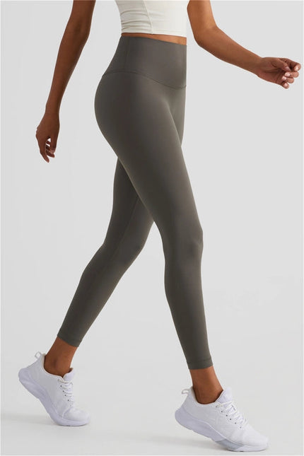 Empower High Waist Leggings Fiery Khaki Brown