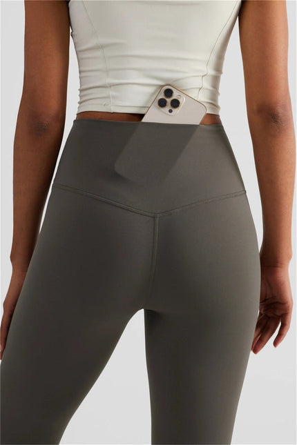 Empower High Waist Leggings Fiery Khaki Brown