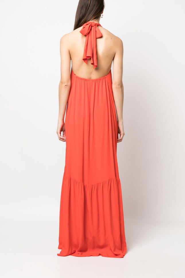Erika Cavallini Semi-Couture Dresses Red-women > clothing > dresses-Erika Cavallini Semi-Couture-44-Red-Urbanheer