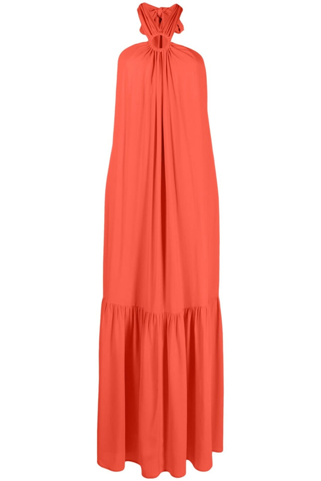 Erika Cavallini Semi-Couture Dresses Red-women > clothing > dresses-Erika Cavallini Semi-Couture-44-Red-Urbanheer