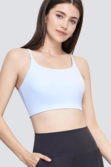 Esther Lycra® Cami Top Sports Bra  Baby Blue