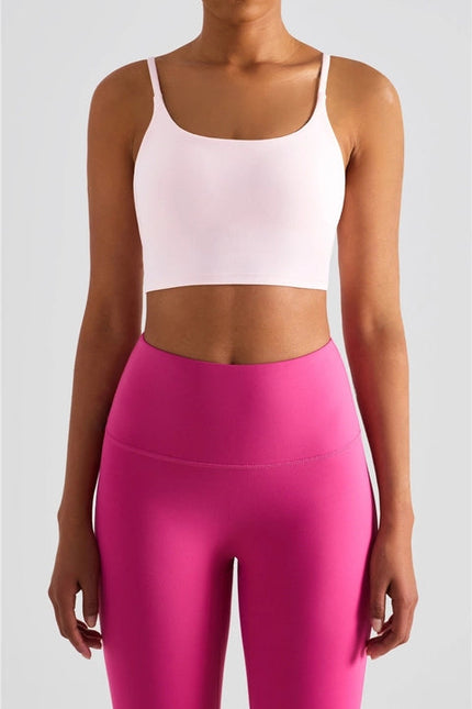 Esther Lycra® Cami Top Sports Bra Rose Shadow