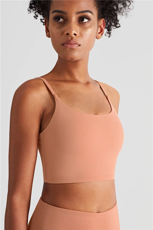 Esther Lycra® Cami Top Sports Bra Terracotta