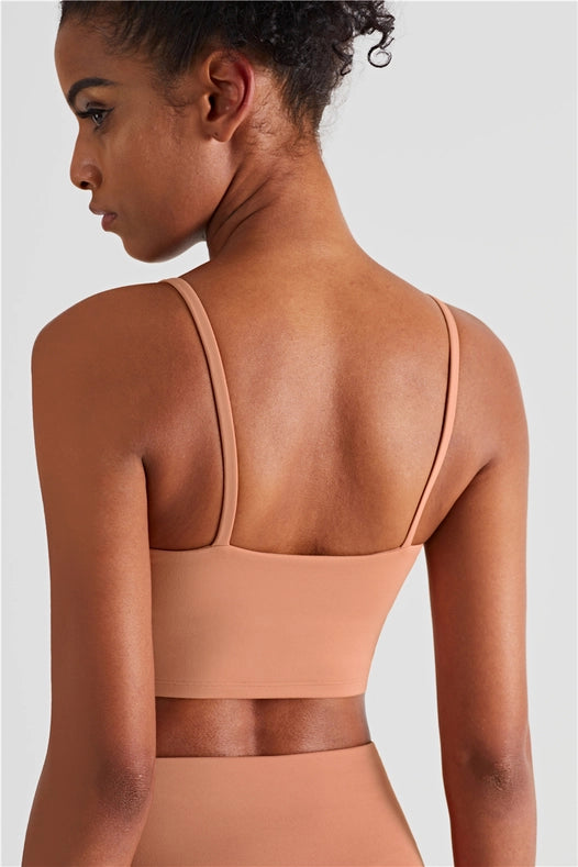 Esther Lycra® Cami Top Sports Bra Terracotta