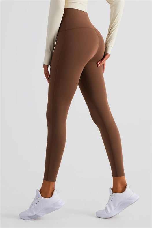 Esther Lycra® Seamless High Waist Leggings  Chestnut