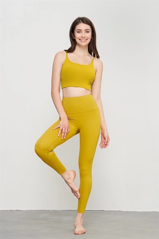 Esther Lycra® Seamless High Waist Leggings Turmeric