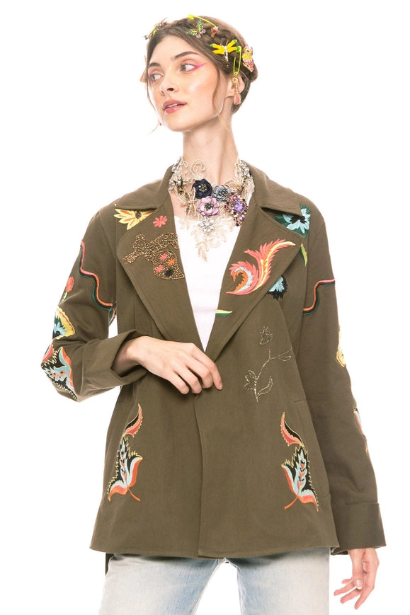 Estrella Embroidered Jacket-Jacket-Aratta-Urbanheer