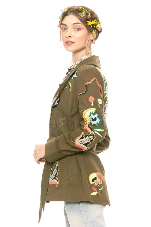 Estrella Embroidered Jacket-Jacket-Aratta-Urbanheer