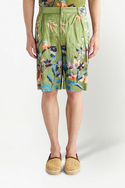 Etro Shorts Green