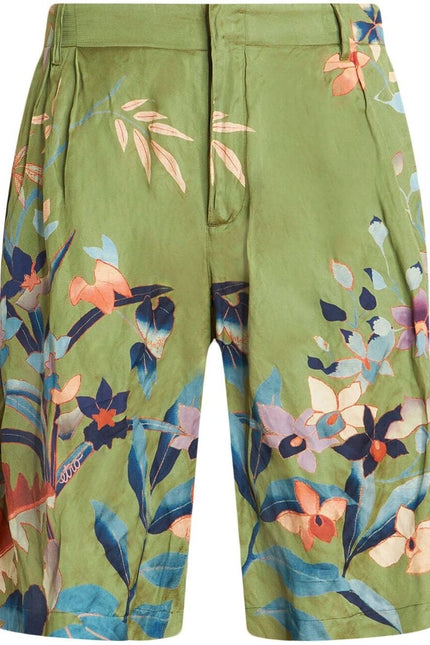 Etro Shorts Green