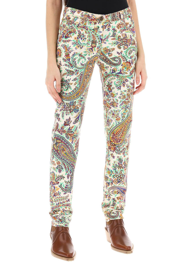 Etro paisley patterned jeans