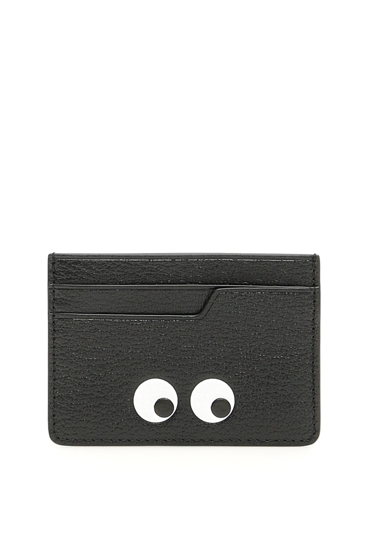 Eyes Cardholder-women > accessories > wallets and small leather goods > card holders-Anya Hindmarch-os-Nero-Urbanheer
