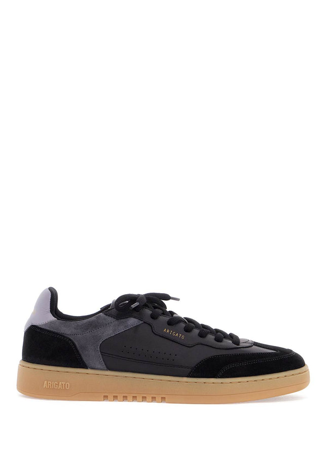 Axel Arigato black low sneakers in eco-friendly leather and suede with beige sole