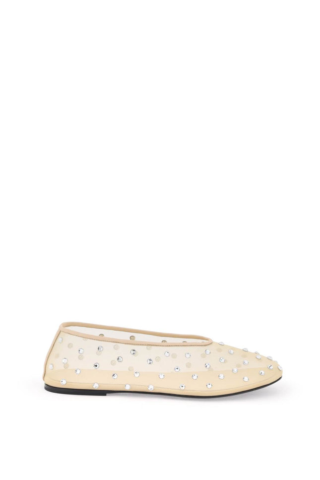 Khaite Marcy Mesh Ballet Flats With Swarovski Crystals-Khaite-36-Urbanheer