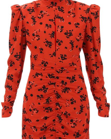 Alessandra Rich High-Neck Floral Mini Dress-Alessandra Rich-42-Urbanheer