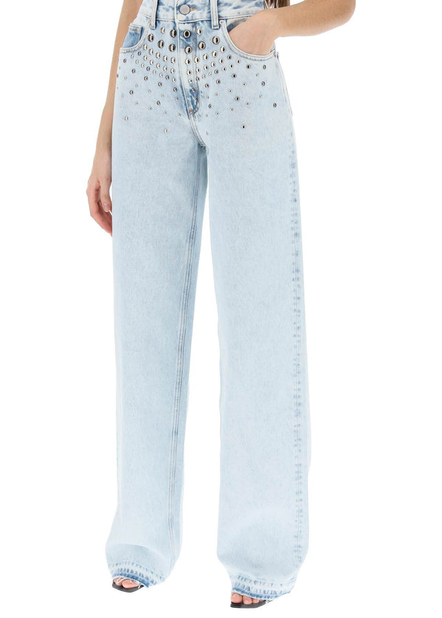 Alessandra Rich jeans with studs