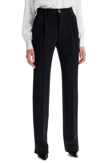 Alessandra Rich woolen cigarette pants for women