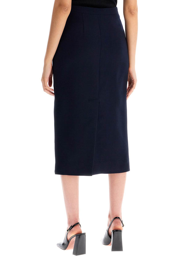 Alessandra Rich virgin wool midi skirt