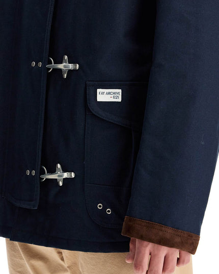 FAY ARCHIVE "4-hook canvas jacket with classic