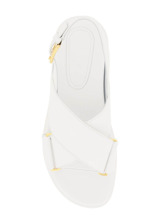 Marni Fussbett Sandals White-Sandals-Marni-Urbanheer