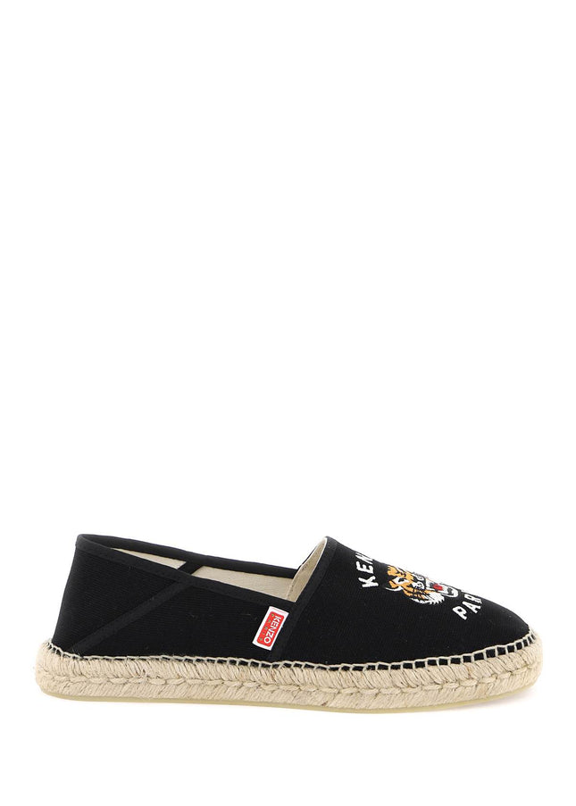 Kenzo canvas espadrilles with logo embroidery