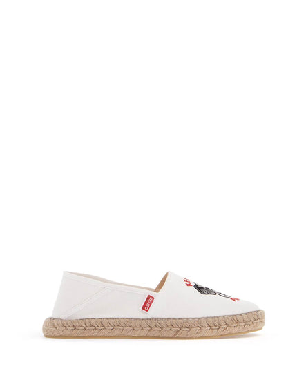 Kenzo canvas espadrilles with logo embroidery