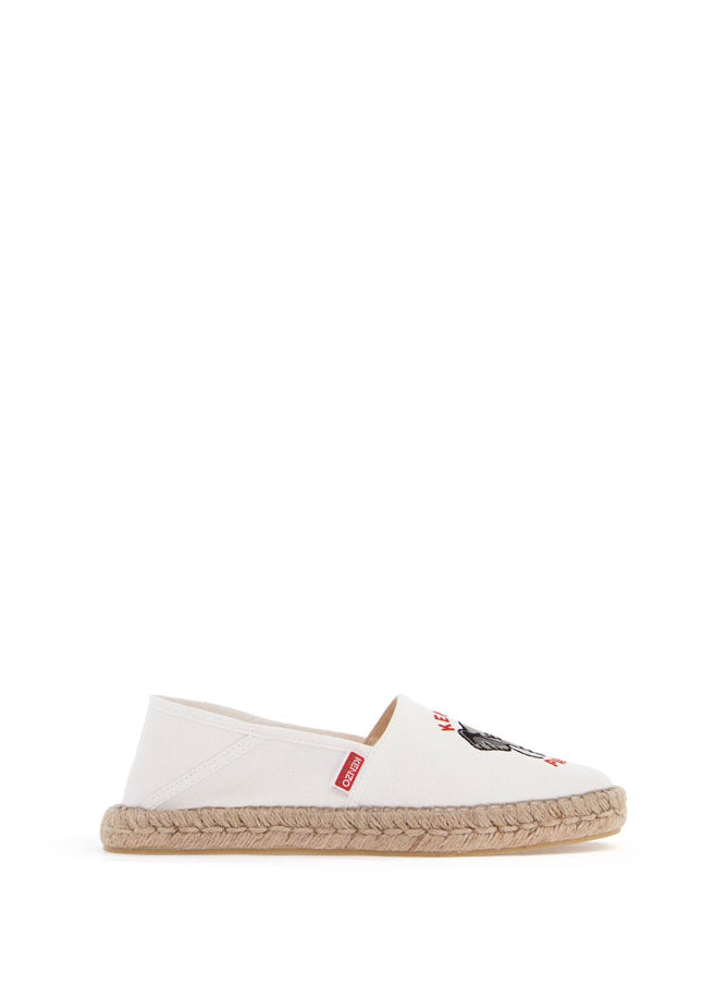 Kenzo canvas espadrilles with logo embroidery