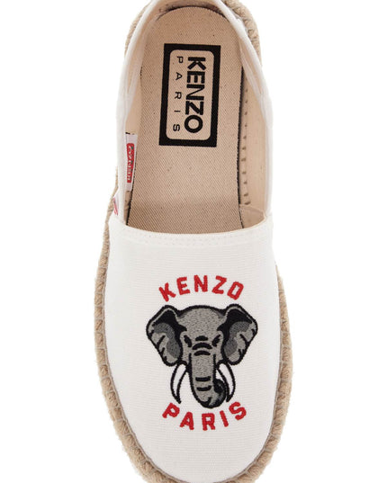 Kenzo canvas espadrilles with logo embroidery