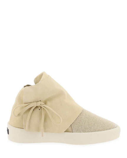 Fear Of God mid-top suede and bead sneakers.