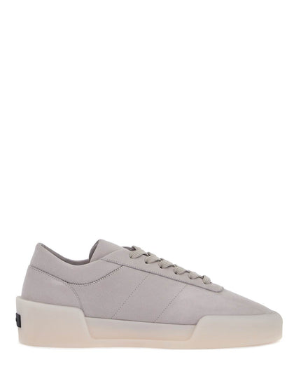 Fear Of God low top sneakers aerobic light gray leather with velcro closure