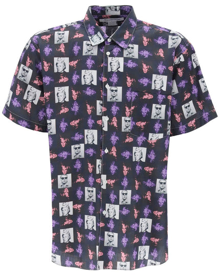 Comme Des Garcons Shirt short-sleeved shirt with andy warhol print